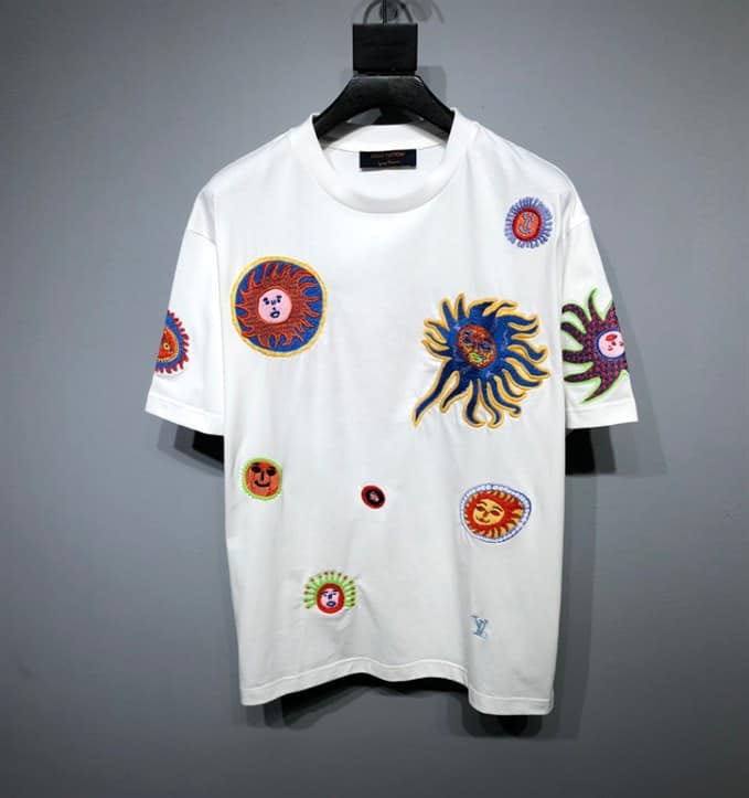 Louis Vuitton LV x YK Faces Print T-Shirt White. Size L0
