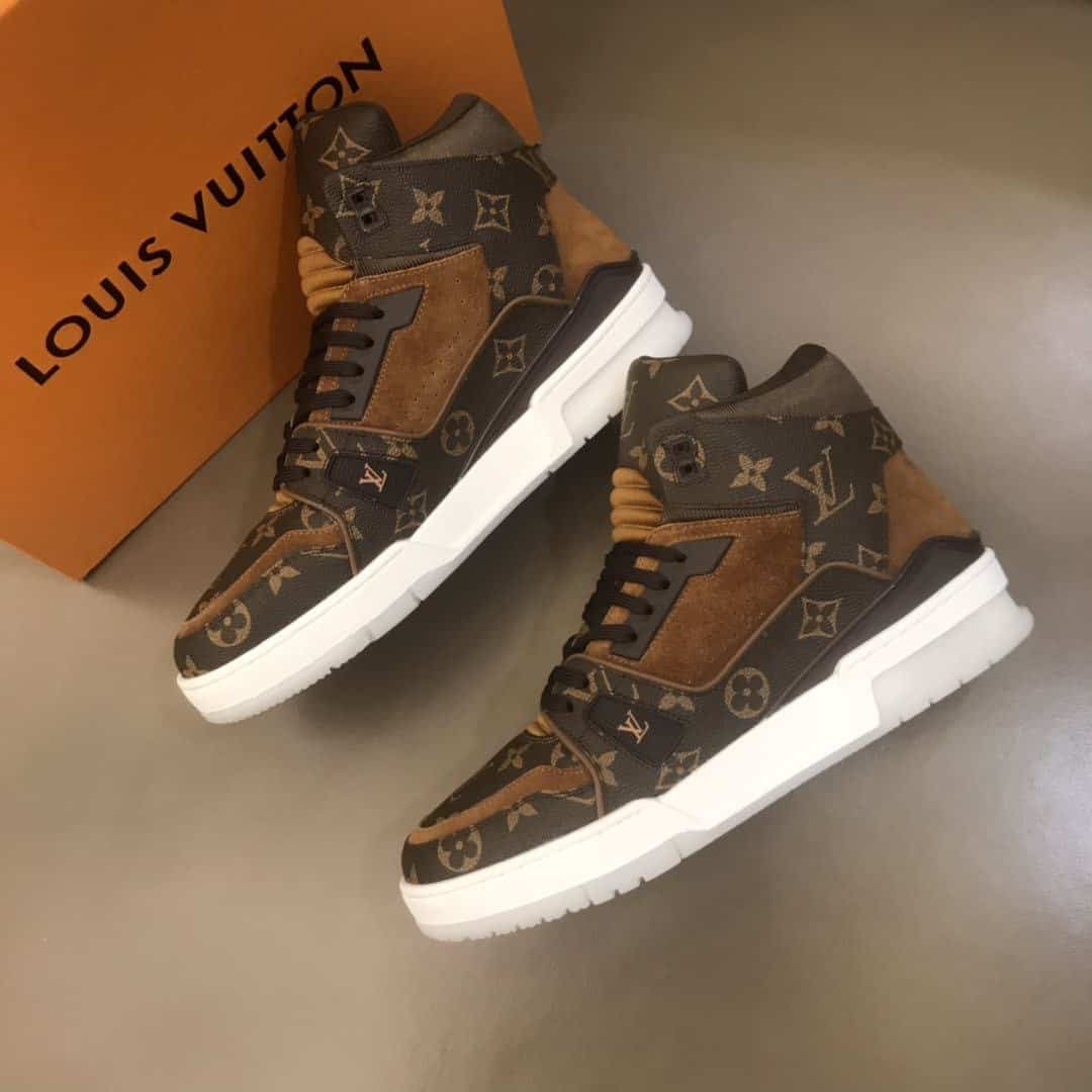 LOUIS VUITTON HIGH TOP TRAINER SNEAKER - LV101 - REPGOD.ORG/IS - Trusted  Replica Products - ReplicaGods - REPGODS.ORG