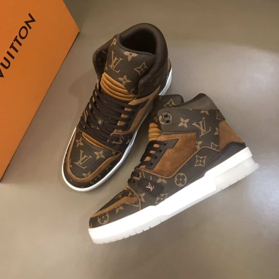 LOUIS VUITTON HIGH TOP TRAINER SNEAKER - LV101 - REPGOD.ORG/IS