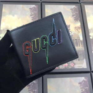 WALLET WITH GUCCI BLADE EMBROIDERY