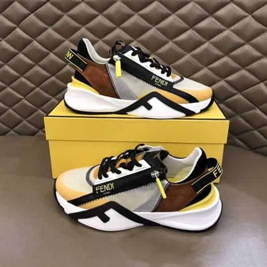 FENDI CHUNKY LACE-UP TRAINERS - FD22