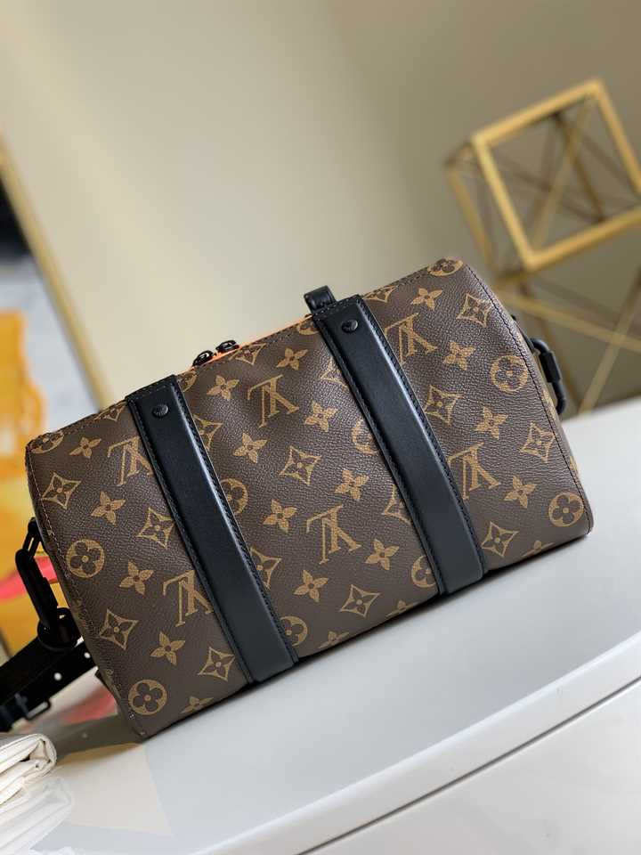Best Quality 1:1 Mirror Louis Vuitton City Keepall in Brown Stripes Monogram  Canvas M45963 in 2023