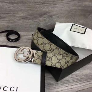 GUCCI GG SUPREME BELT WITH G BUCKLE - B37