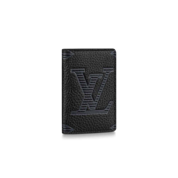 Louis Vuitton Pocket Organizer Taurillon Shadow Leather M80038 - RRG025