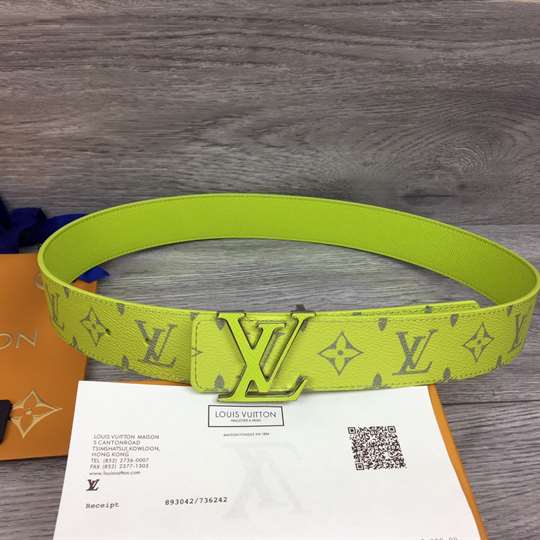 LOUIS VUITTON MEN'S INITIALES 40MM REVERSIBLE BELT YELLOW - B128 -  REPGOD.ORG/IS - Trusted Replica Products - ReplicaGods - REPGODS.ORG