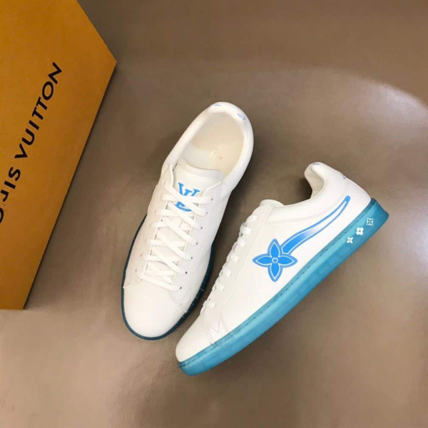 Louis Vuitton Luxembourg Samothrace Trainers In Marine - LSVT276
