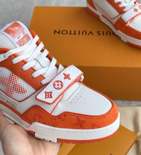LOUIS VUITTON TRAINER SNEAKER ORANGE - LSVT325 - REPGOD.ORG/IS - Trusted  Replica Products - ReplicaGods - REPGODS.ORG