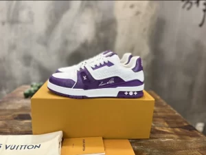 LOUIS VUITTON LV 408 TRAINERS IN SUEDE & GRAY FLANNEL - LV222 -  REPGOD.ORG/IS - Trusted Replica Products - ReplicaGods - REPGODS.ORG
